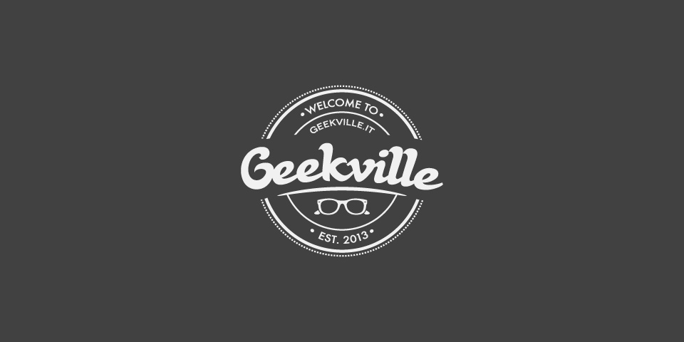 Geekville logo, early study