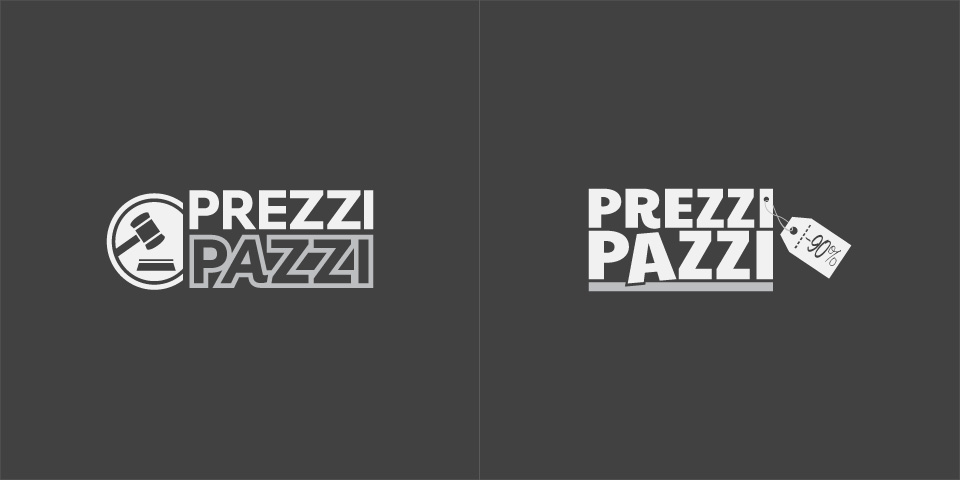 Prezzipazzi - Alternate Logo studies