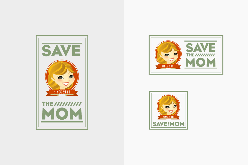 Save The Mom - logo in different formats