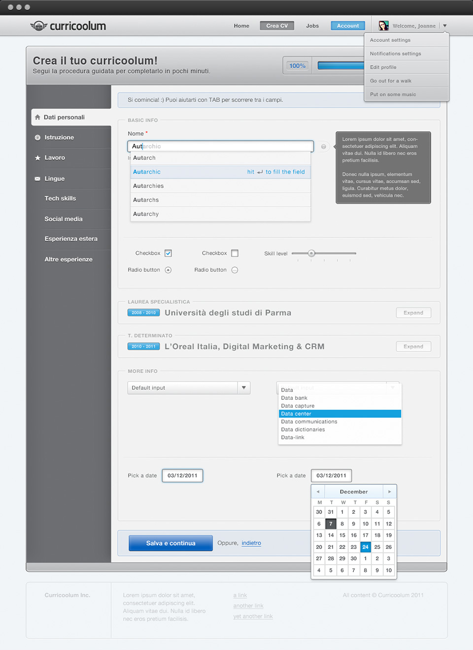 Create CV: 5th iteration