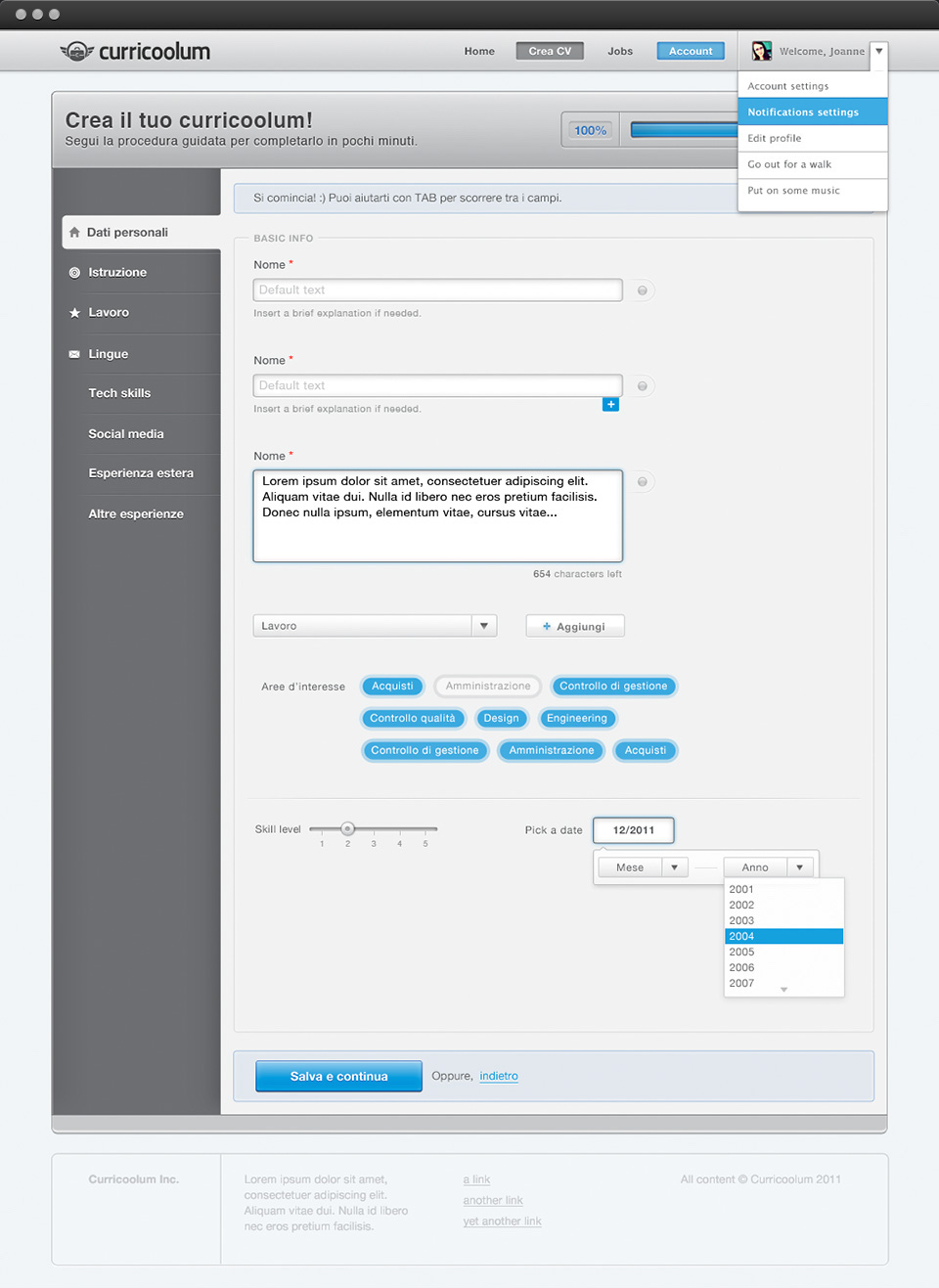 Create CV: 6th iteration