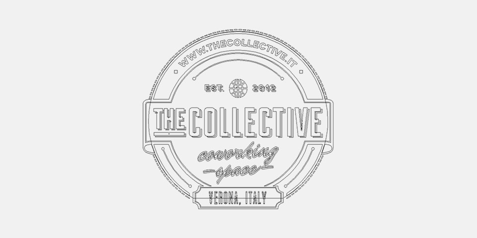 The Collective - Logo wireframe