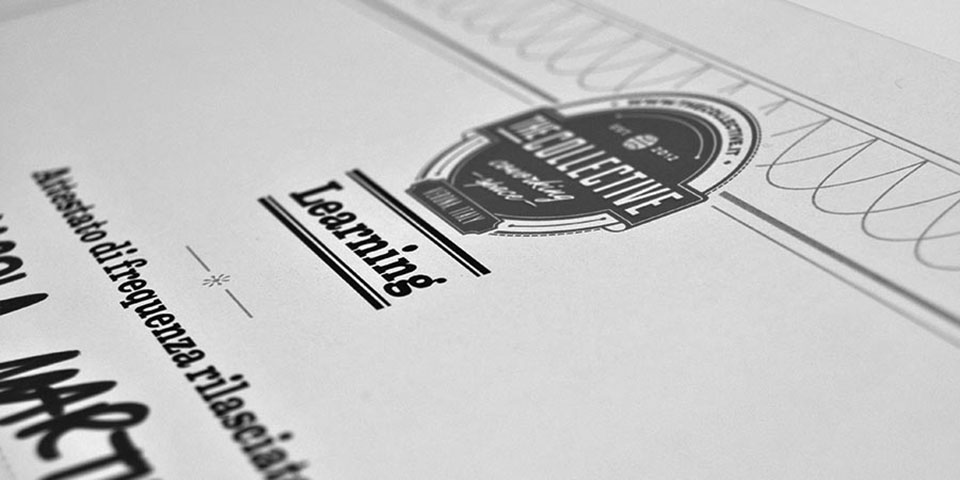 The Collective - The Collective Learning: design for course certificates