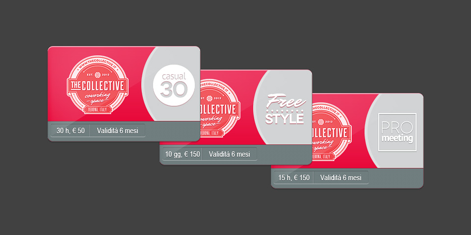 The Collective - Prepaid cards mockup