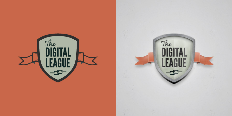 The Digital League - Logo vector VS Logo FX