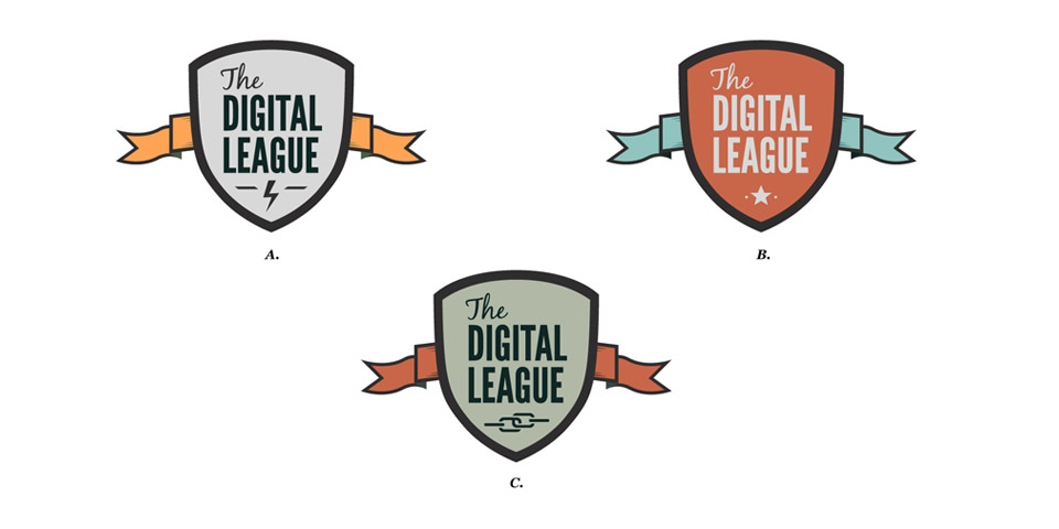 The Digital League - Logo Iterations