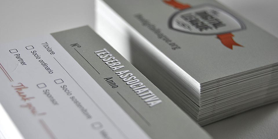 The Digital League - Membership card design